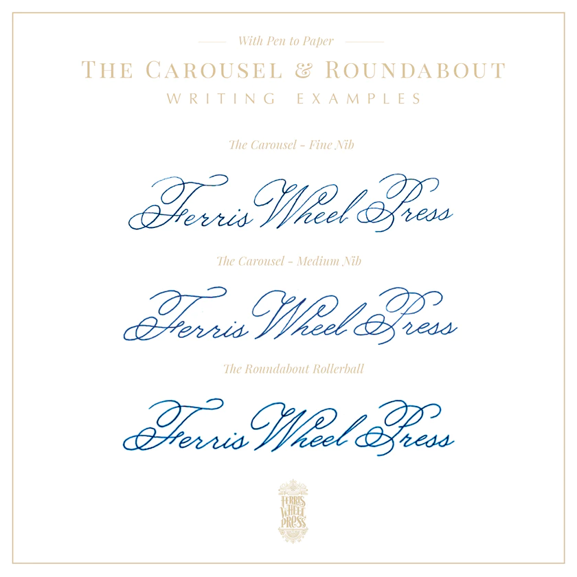 Carousel Pen - Fine - French Vanilla