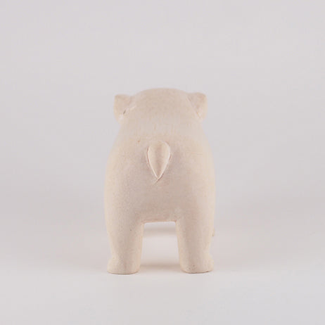 Pole pole wooden animal Bulldog
