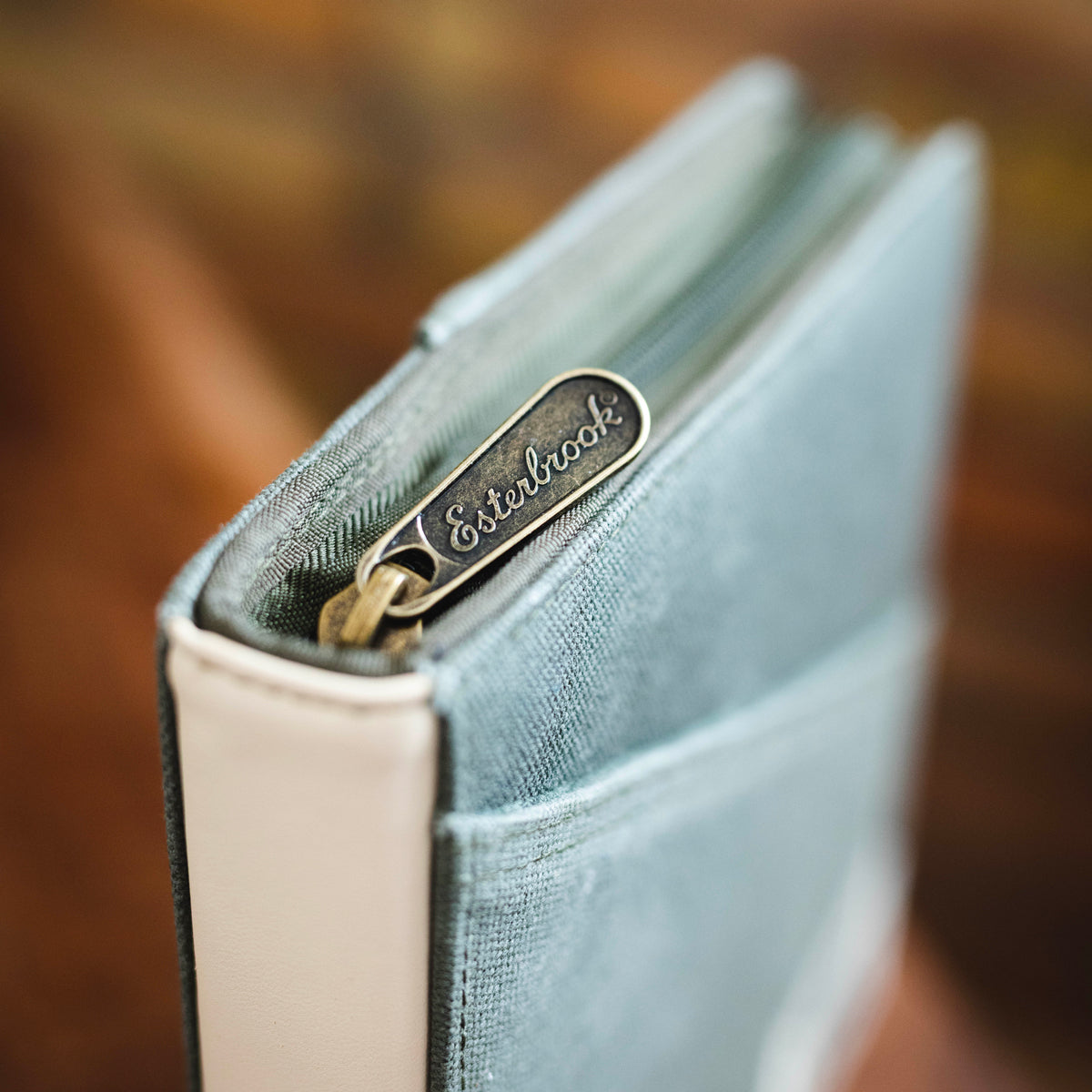 Esterbrook 20 pc zipper pen case - Army Green