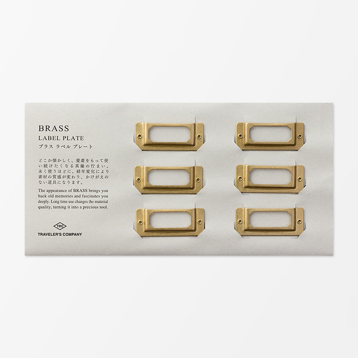 BRASS Label Plate
