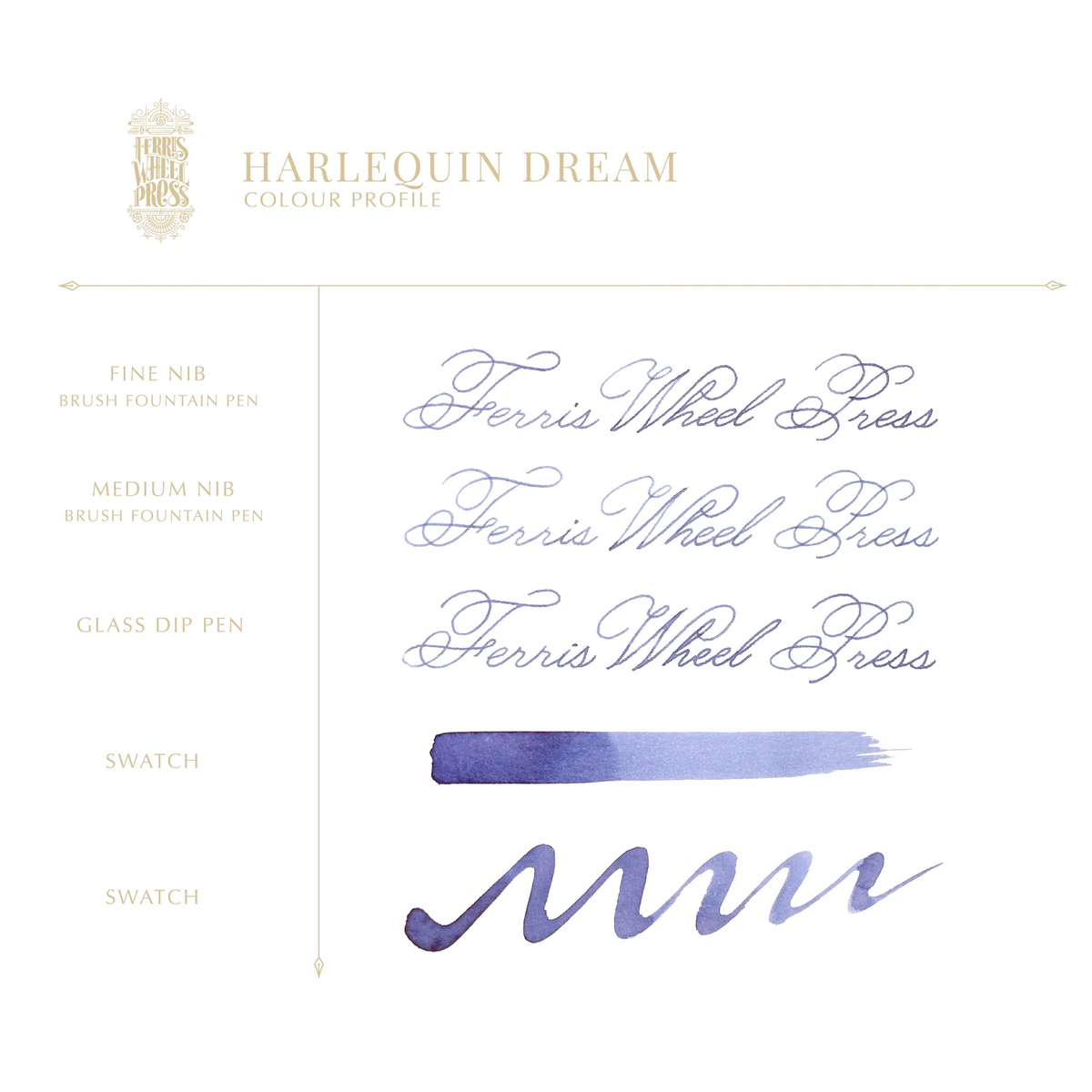 38ml Fountain Pen Ink - Harlequin Dream