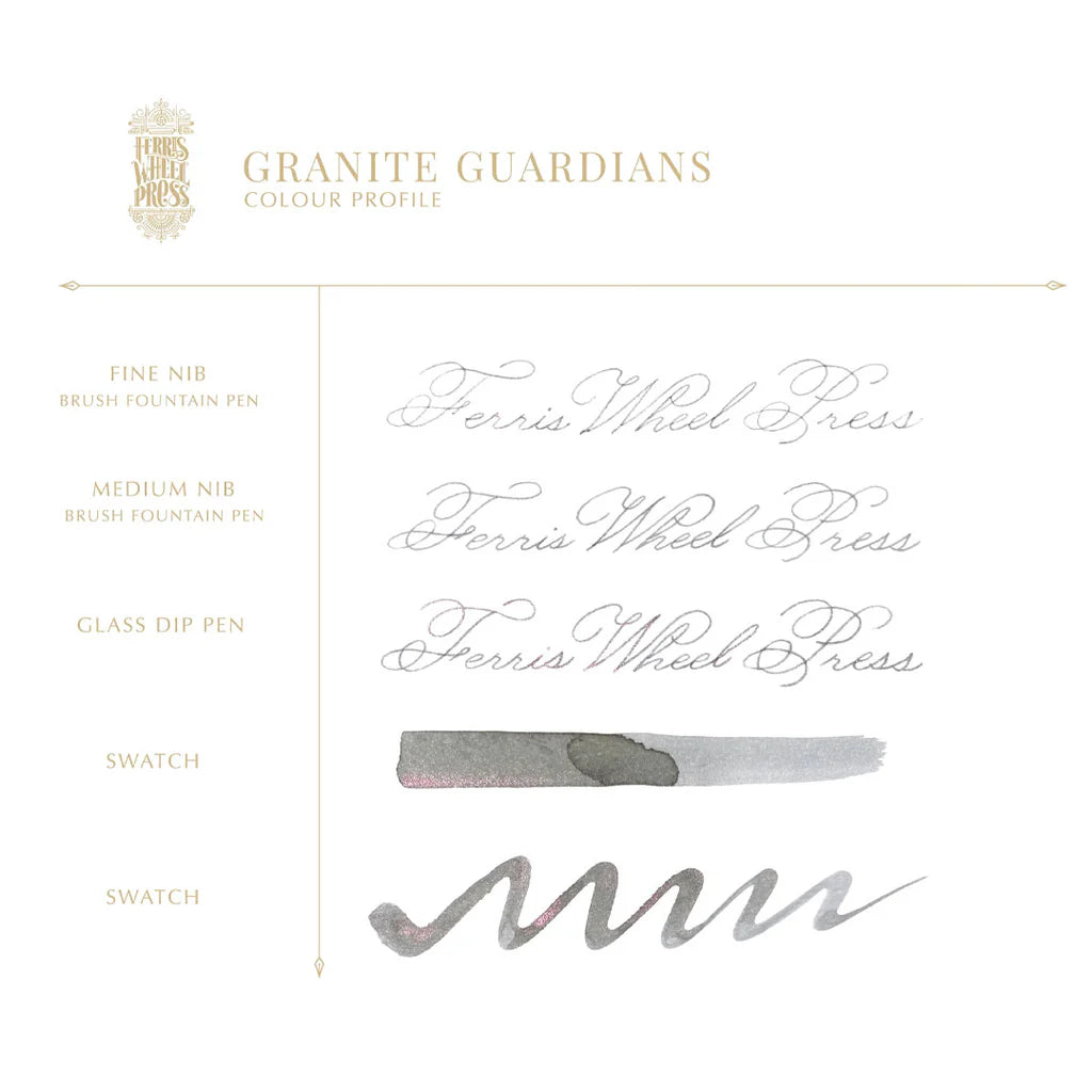 Ferritales 10ml Fountain Pen Ink - Granite Guardians