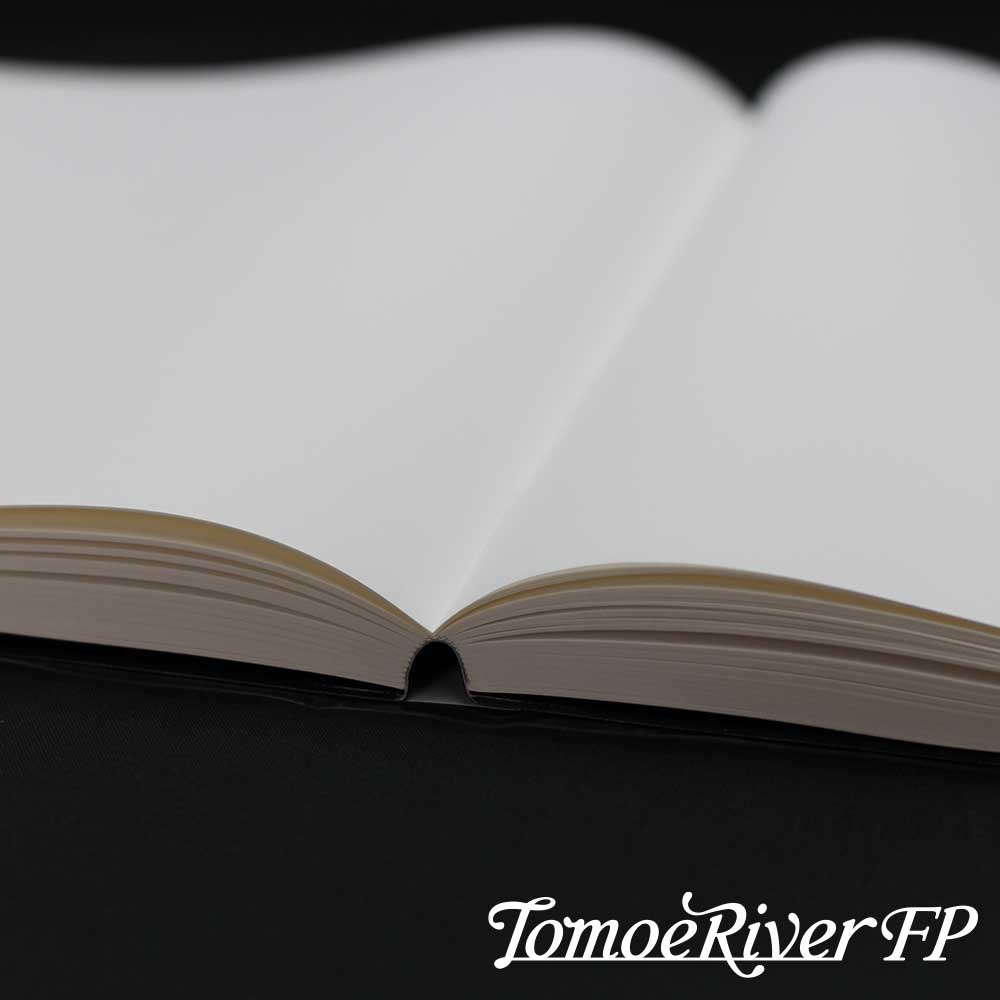 Tomoeriver Notebook hardcover Plain / A5 / White / 52 g/m2