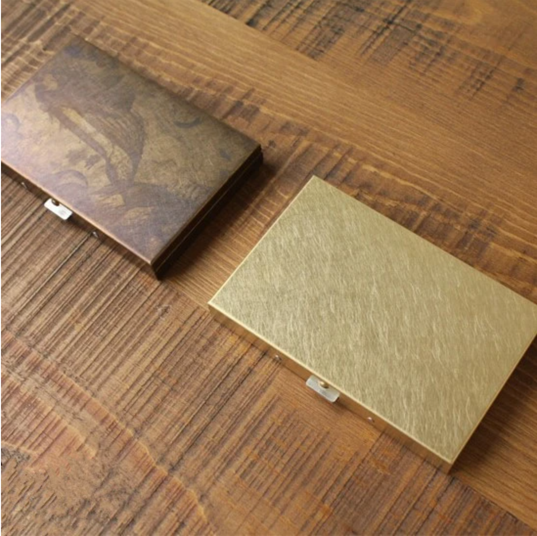 BRASS CARDCASE RUST