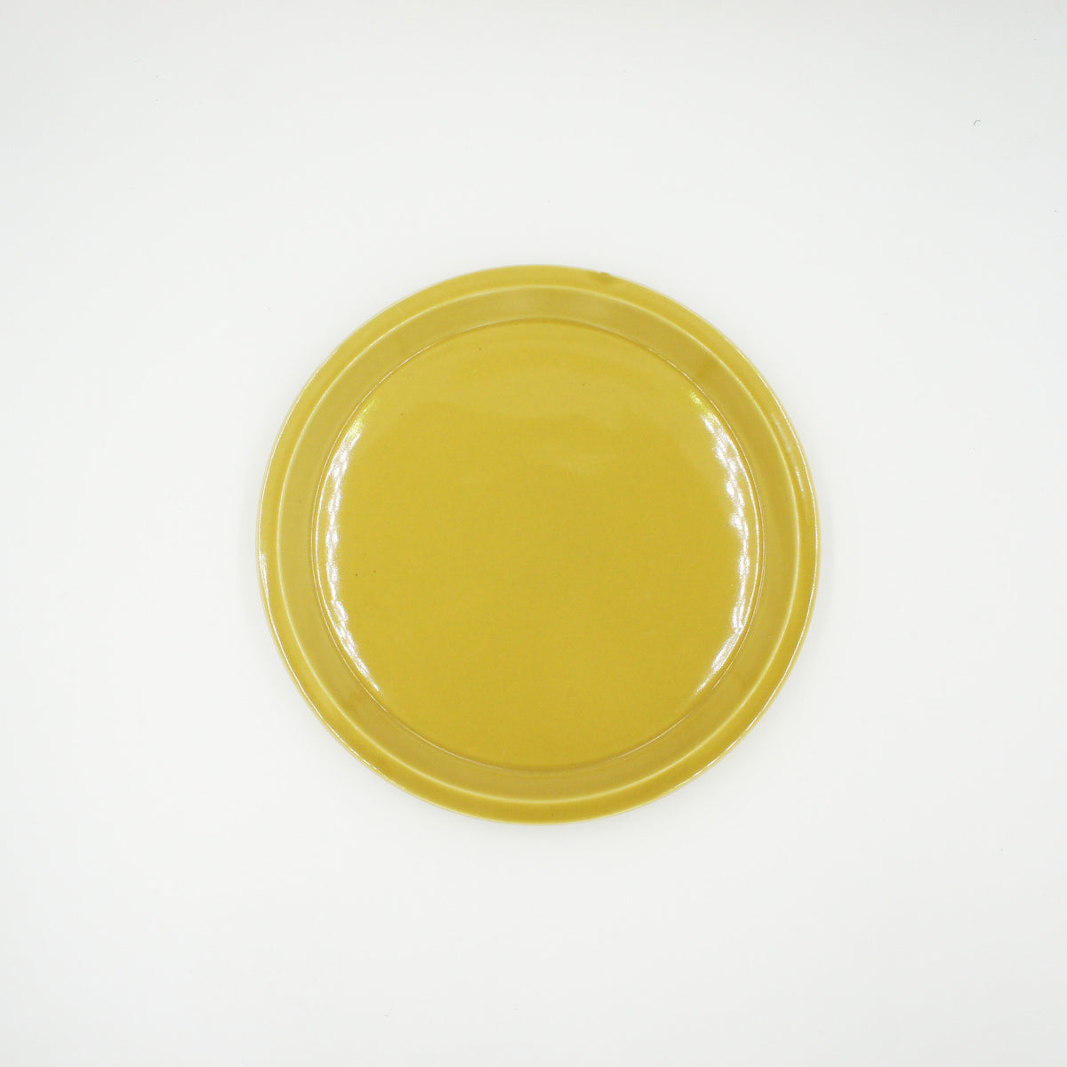 CHIPS PLATE L - solid mustard