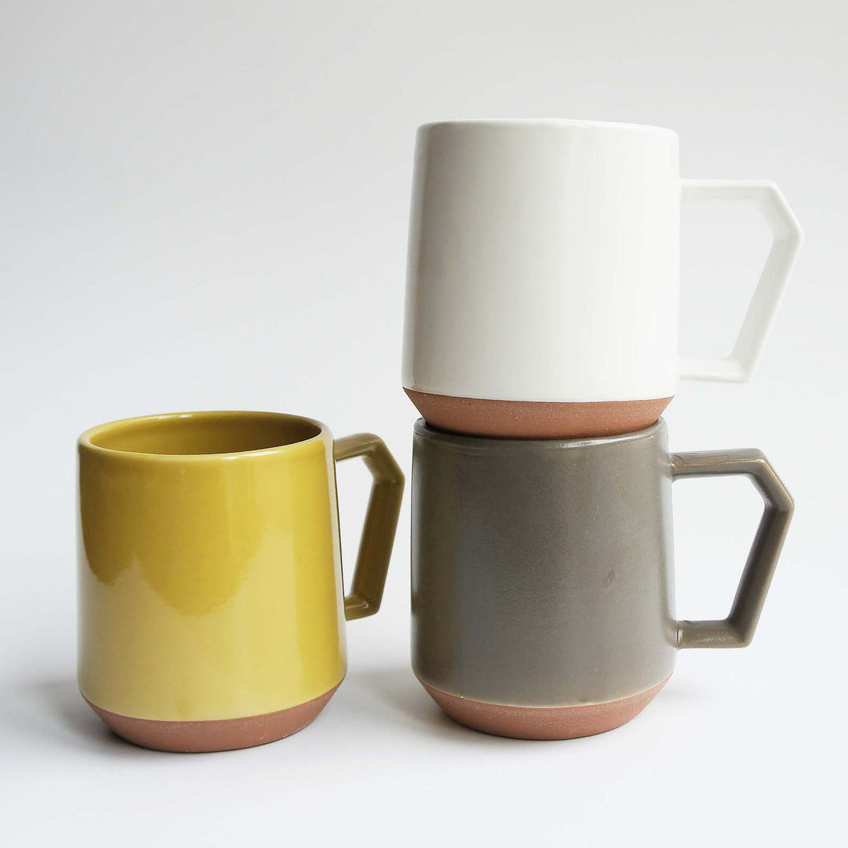 CHIPS MUG - solid mustard