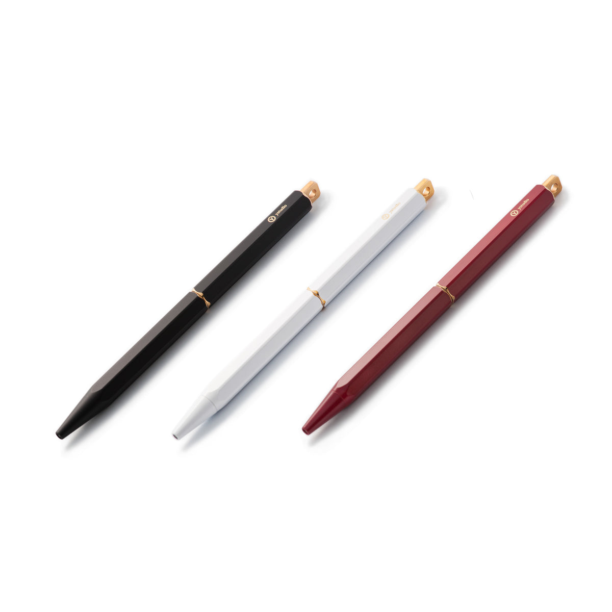 Classic Revolve-Portable Ballpoint Pen (White)