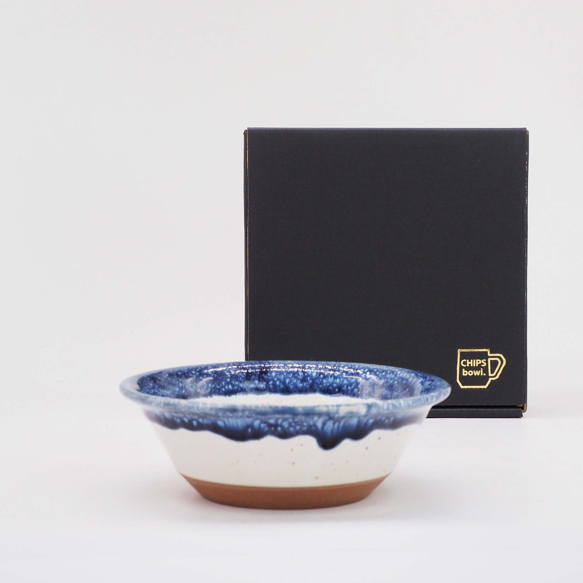 CHIPS BOWL - white-navy drop