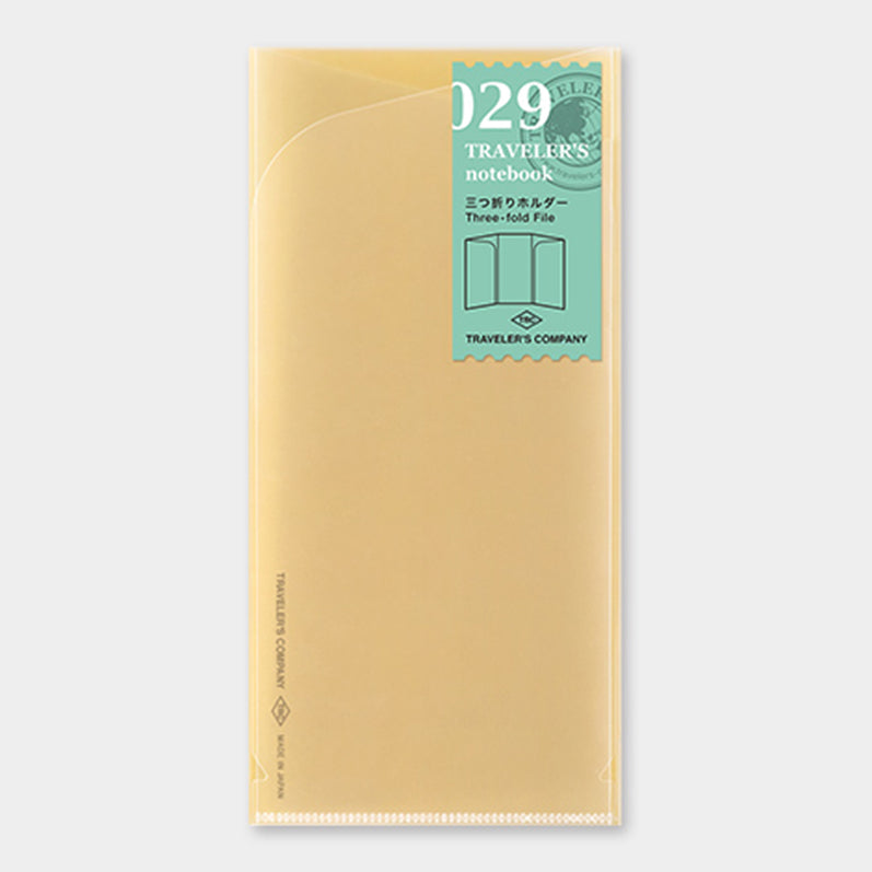 TRAVELER'S notebook Three-fold File