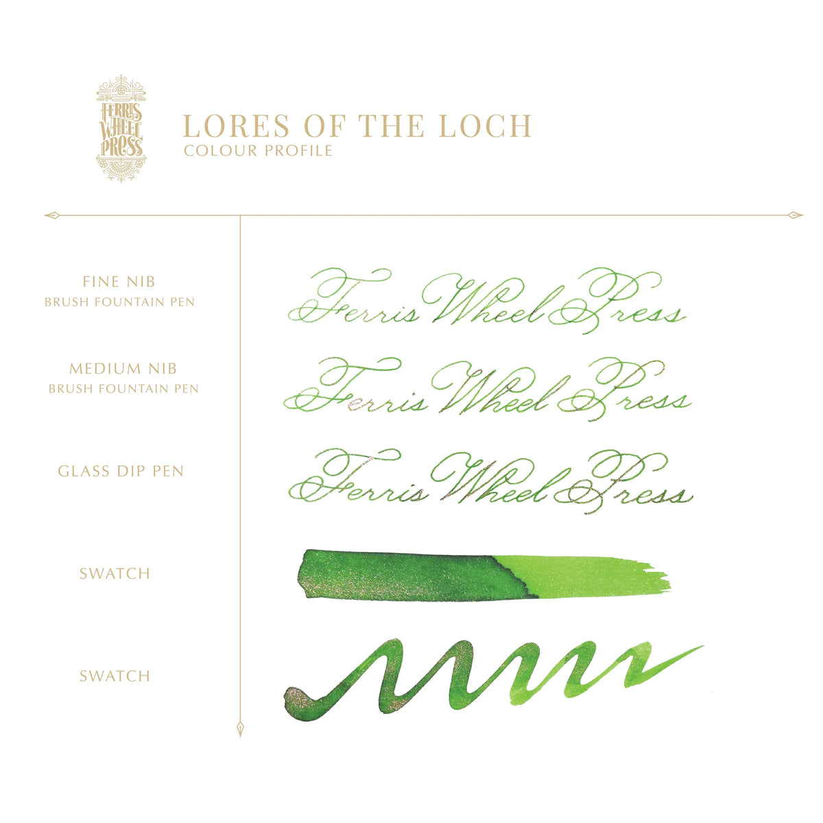 Ferritales 20ml Fountain Pen Ink - Lores of the Loch