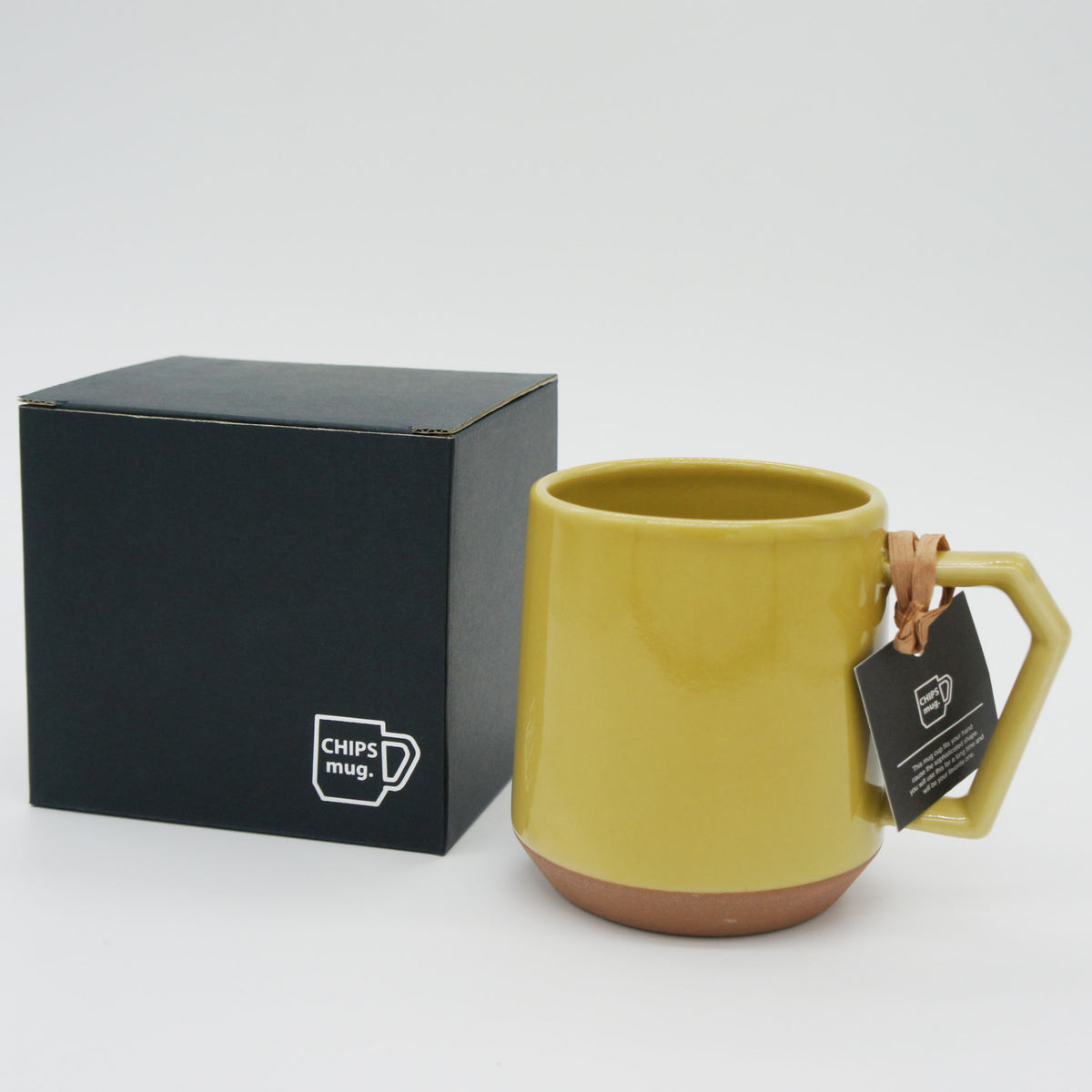 CHIPS MUG - solid mustard