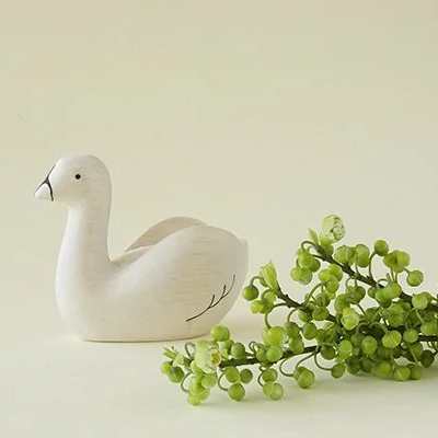 Pole pole wooden animal Swan