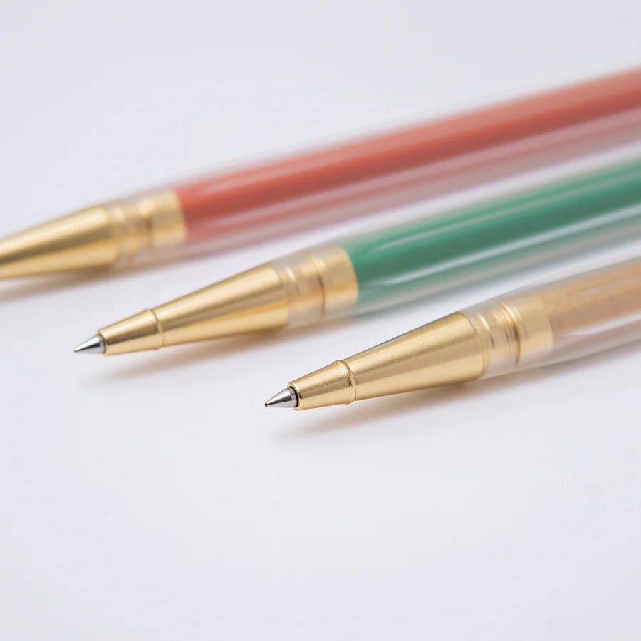 Glamour Evolve - Elemental Rollerball Pen - Clear Orange