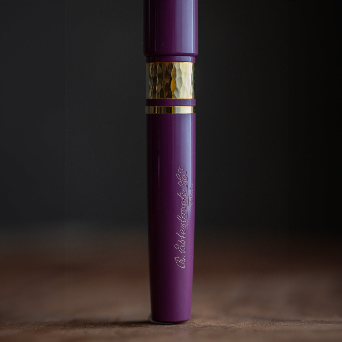 Model J Blackberry Ebonite with Gold trim - Fine