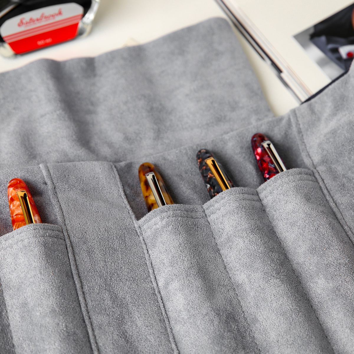 Esterbrook Pen Cups and Rolls - Pen Roll Navy