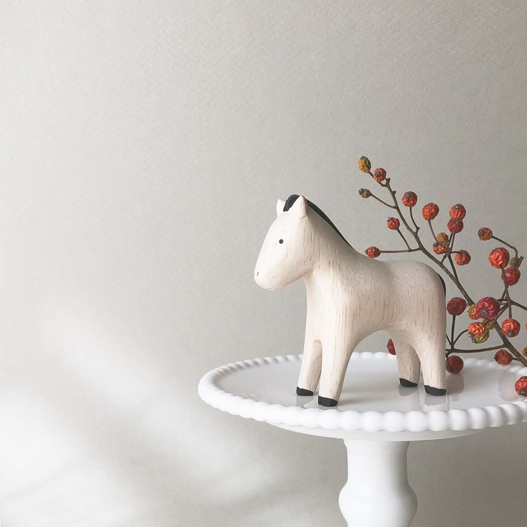 Pole pole wooden animal Pony