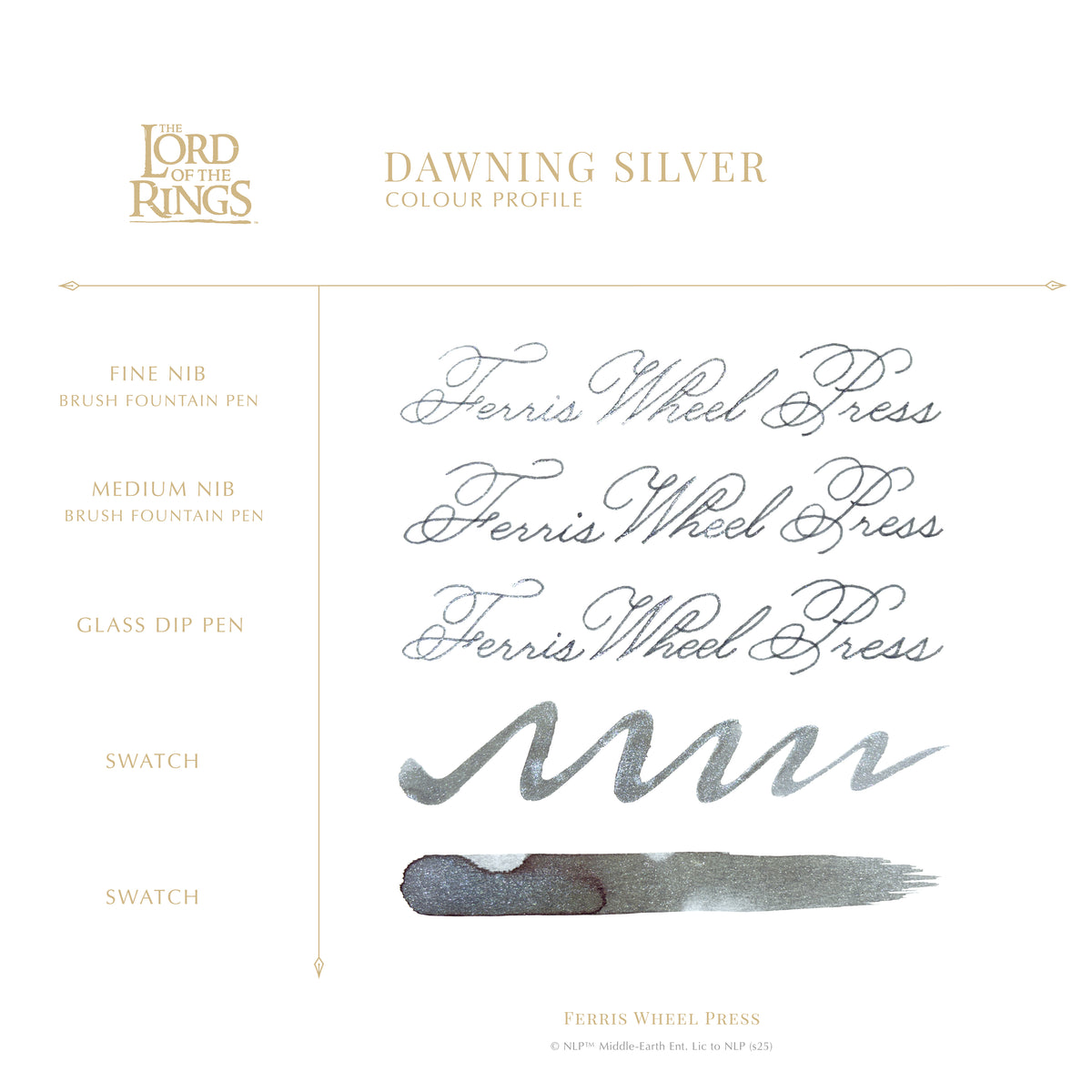 Warner Bros. - The Lord of the Rings - Dawning Silver 28ml Ink