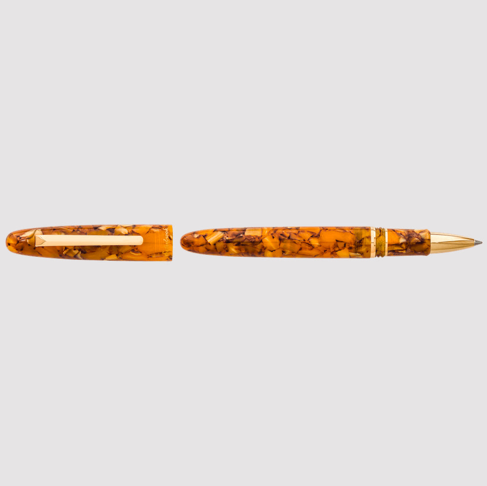 Estie Honeycomb - Gold Trim Rollerball