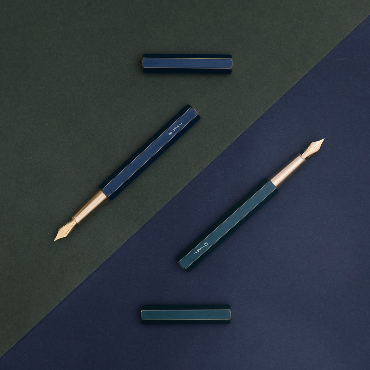 Classic Revolve-Fountain Pen (Green F)