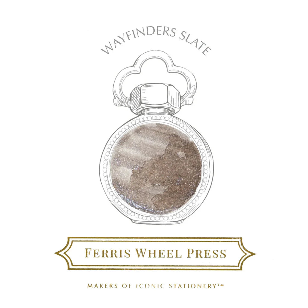 38ml Fountain Pen Ink - Wayfinders Slate