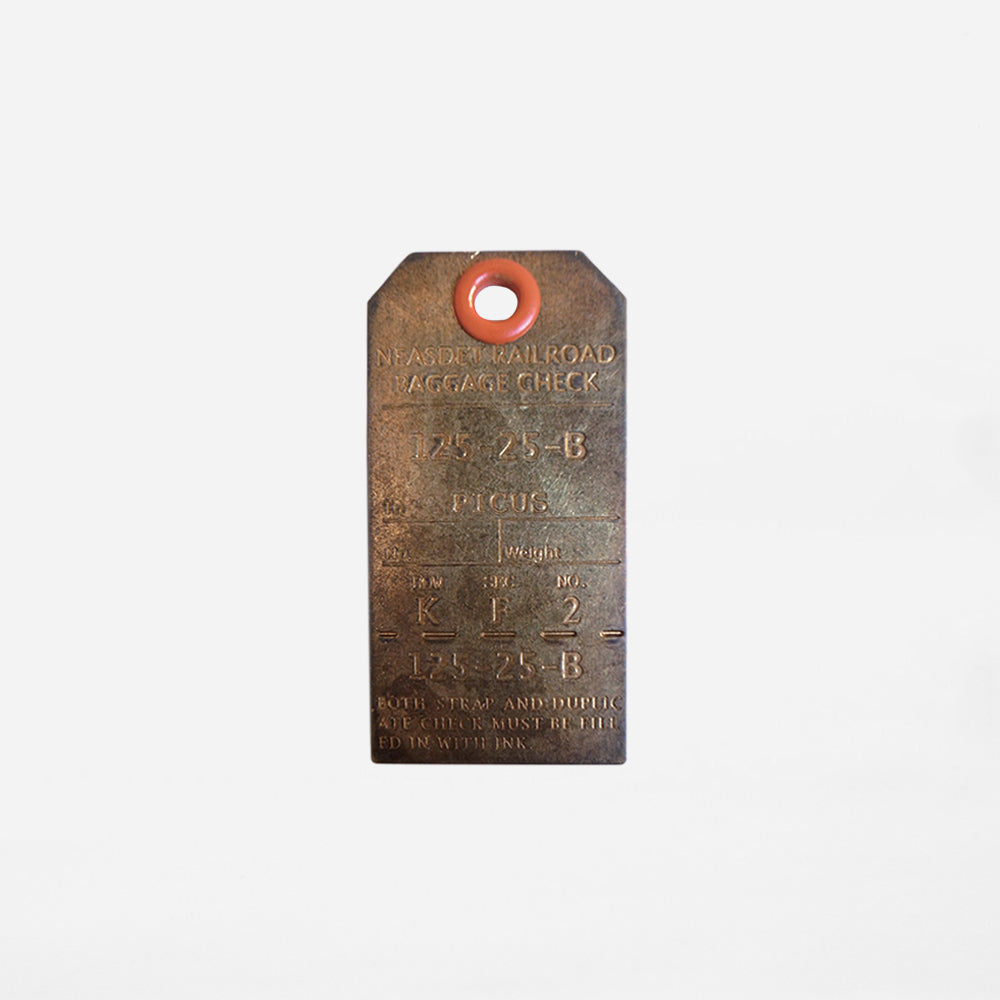 LUGGAGE TAG KEY-HOLDER RUST