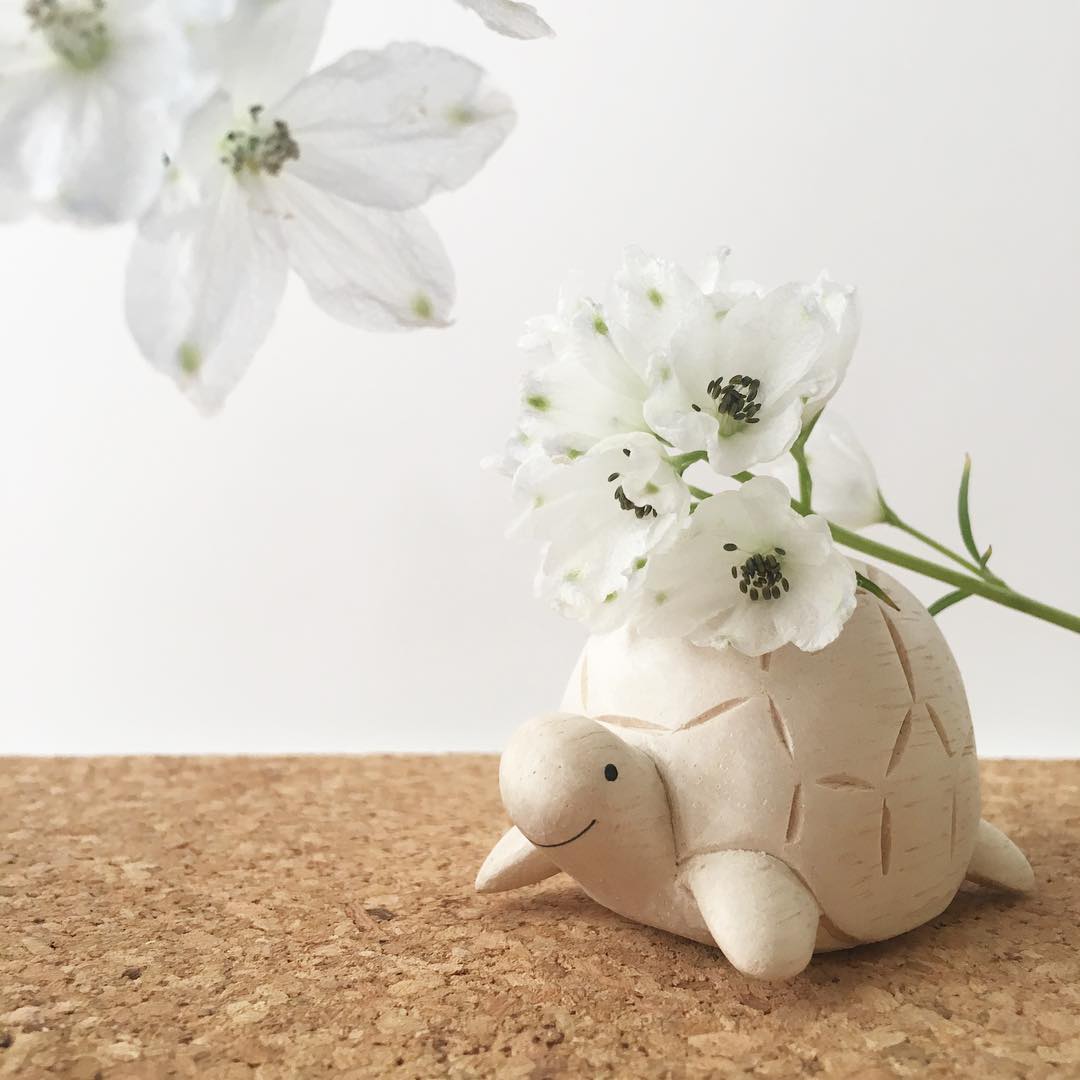 Pole pole wooden animal Turtle