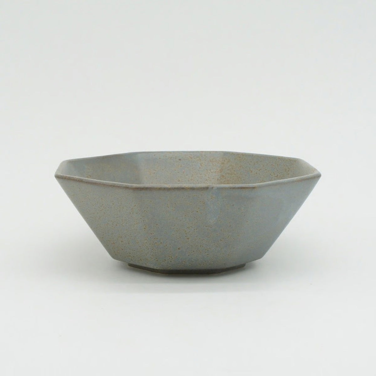 Ancient pottery bowl S gray