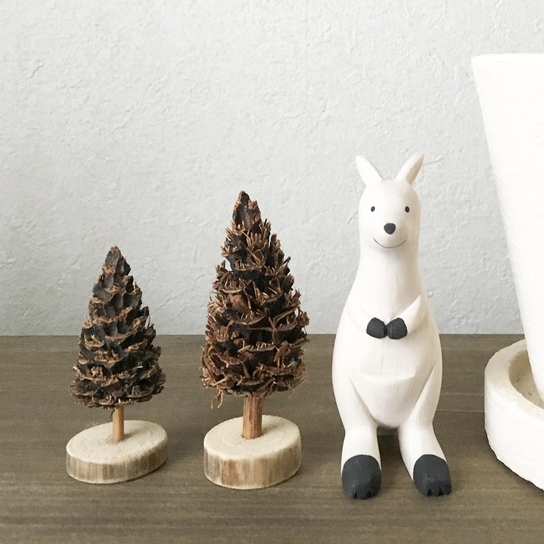 Pole pole wooden animal Kangaroo