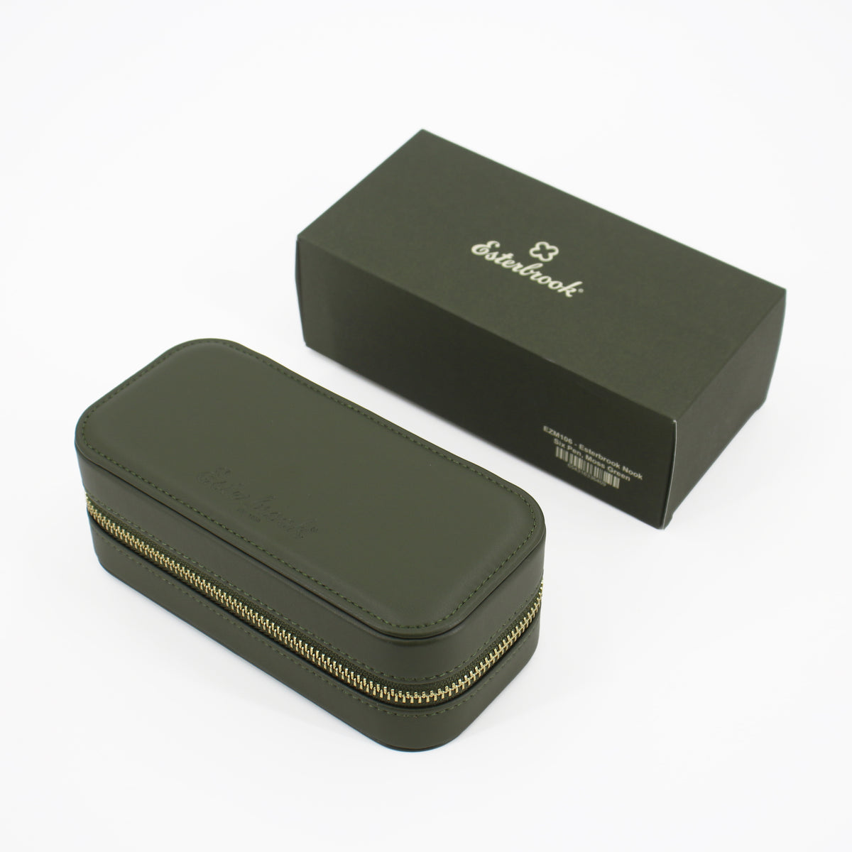 Moss Green Nook - Six Pen Case