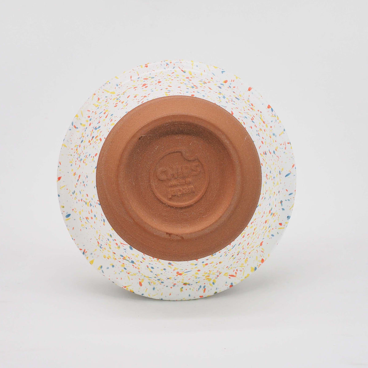 CHIPS BOWL - splash white-orange