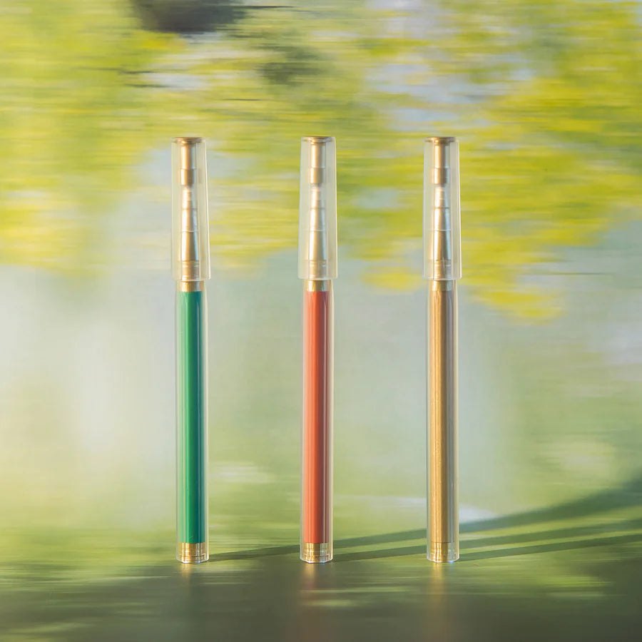 Glamour Evolve - Elemental Rollerball Pen - Clear Orange