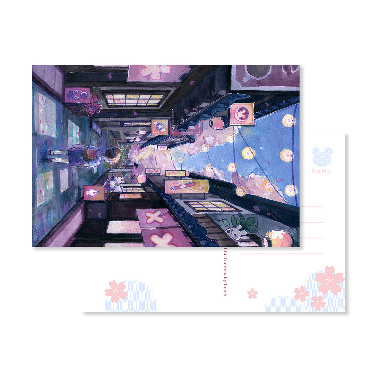 Sakura Street Postcards, 3 pc Set