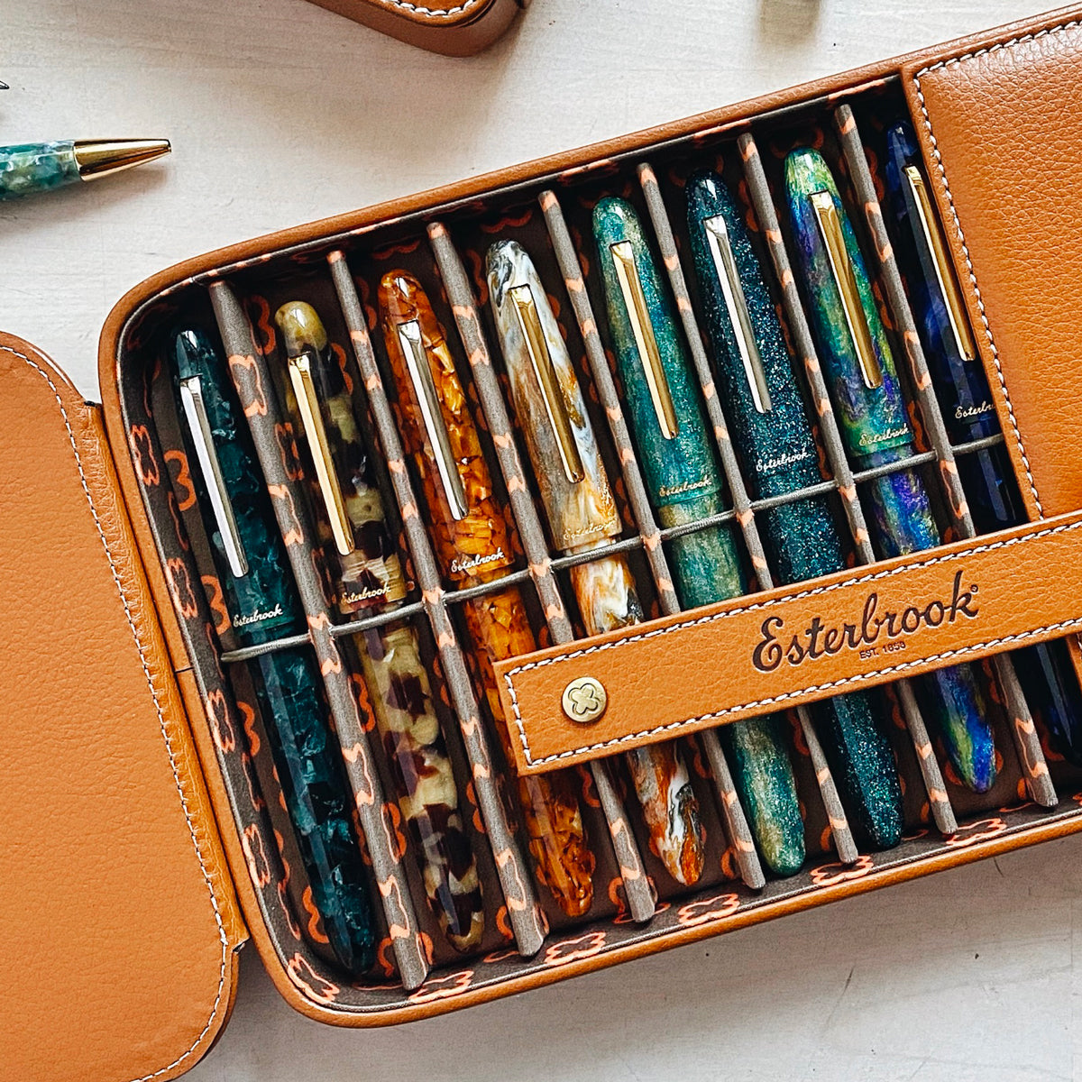 Esterbrook Pen Nook - Double Pen Nook - British Tan