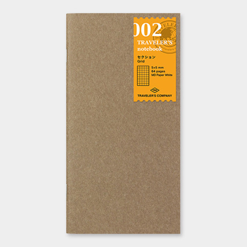 TRAVELER'S notebook Refill Grid notebook 002 <Basic Item>