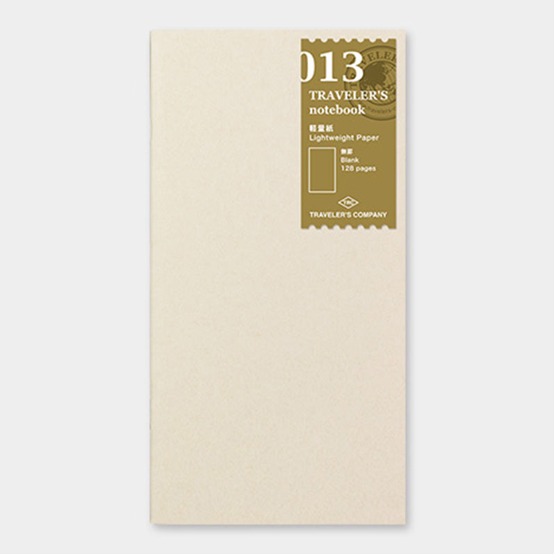 TRAVELER'S notebook Refill Light paper notebook 013