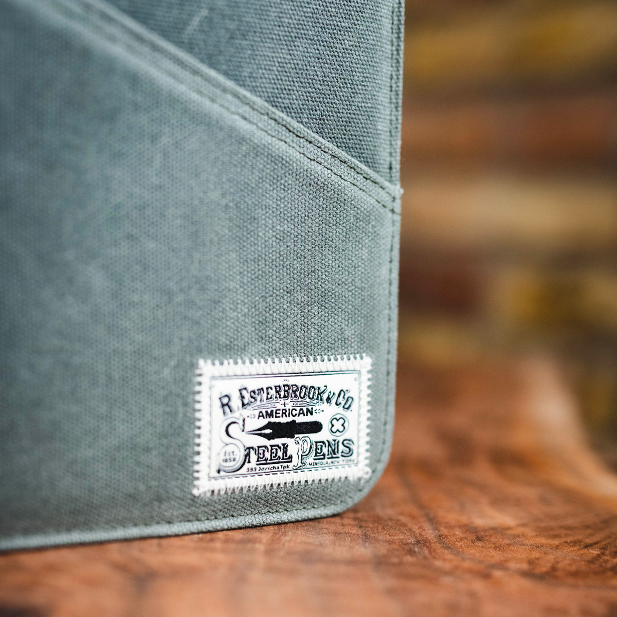 Esterbrook 20 pc zipper pen case - Army Green