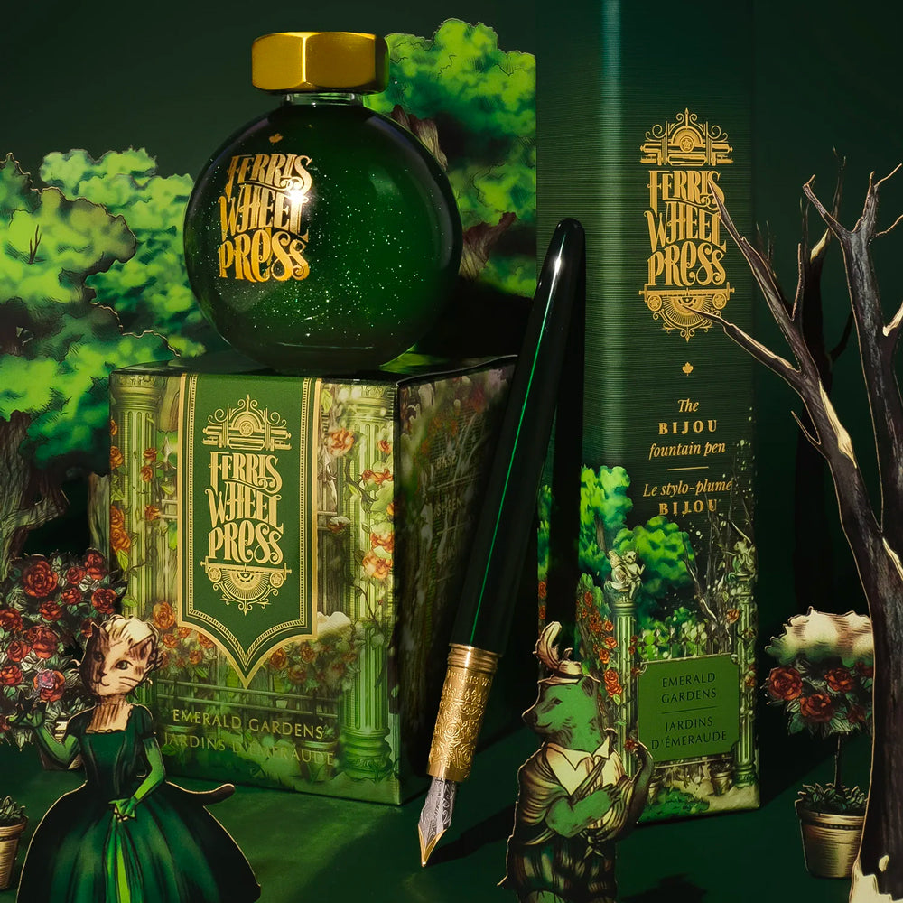 Ferritales 20ml Fountain Pen Ink - Emerald Gardens