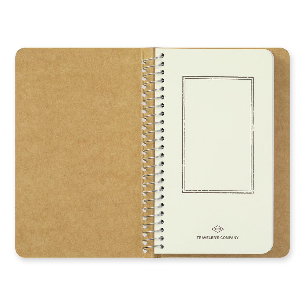 TRC SPIRAL RING NOTEBOOK <A6 Slim> MD White