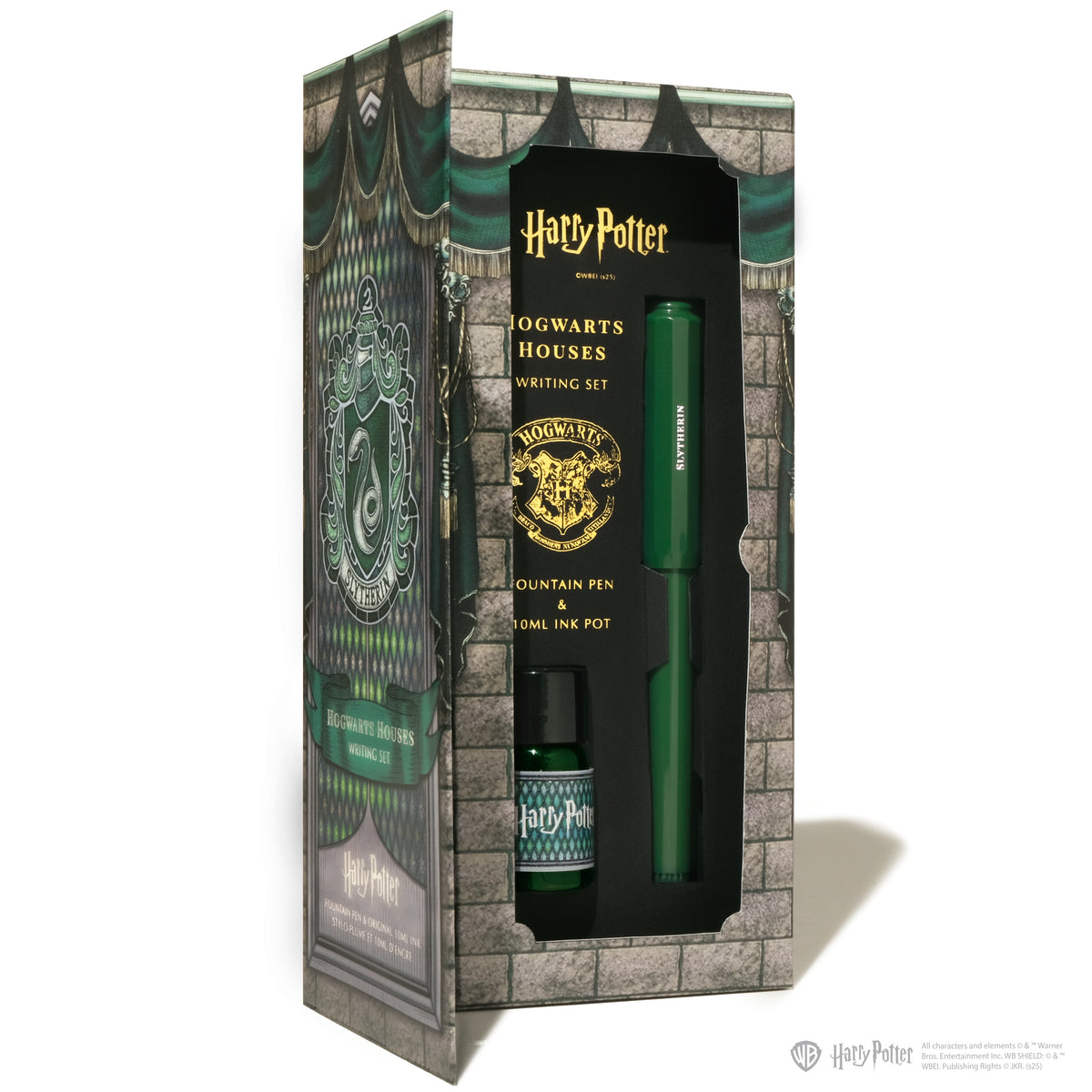 Warner Bros. - Harry Potter - Carousel Fountain Pen and 10ml Ink Set - Slytherin
