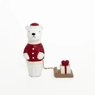 T-Lab./ christmas Polar Bear Santa/ Heart Present