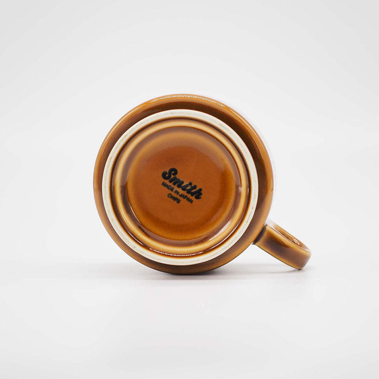 Smith stacking Footed Soup mug - brown