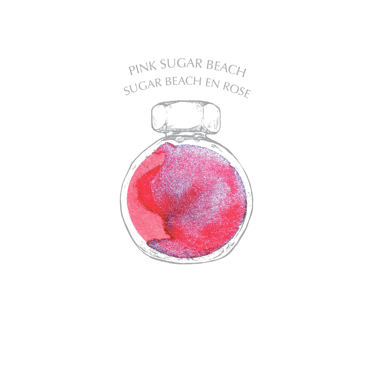 38ml Fountain Pen Ink - Pink Sugar Beach