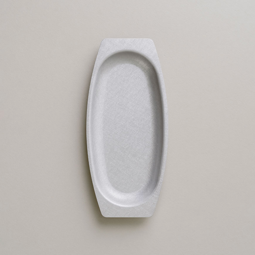 MATTE TEXTURE OVAL HIGH TRAY+