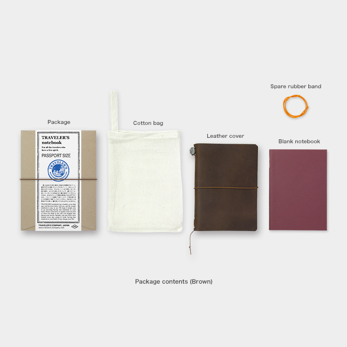 TRAVELER'S Notebook <Passport Size> Brown <Basic Item>