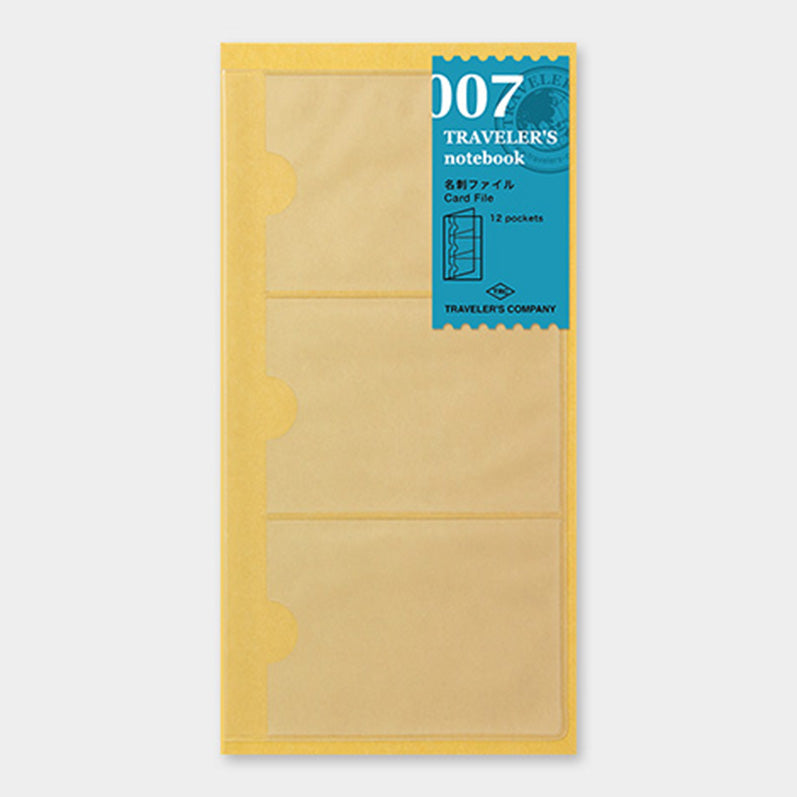 TRAVELER'S notebook Refill Card file 007