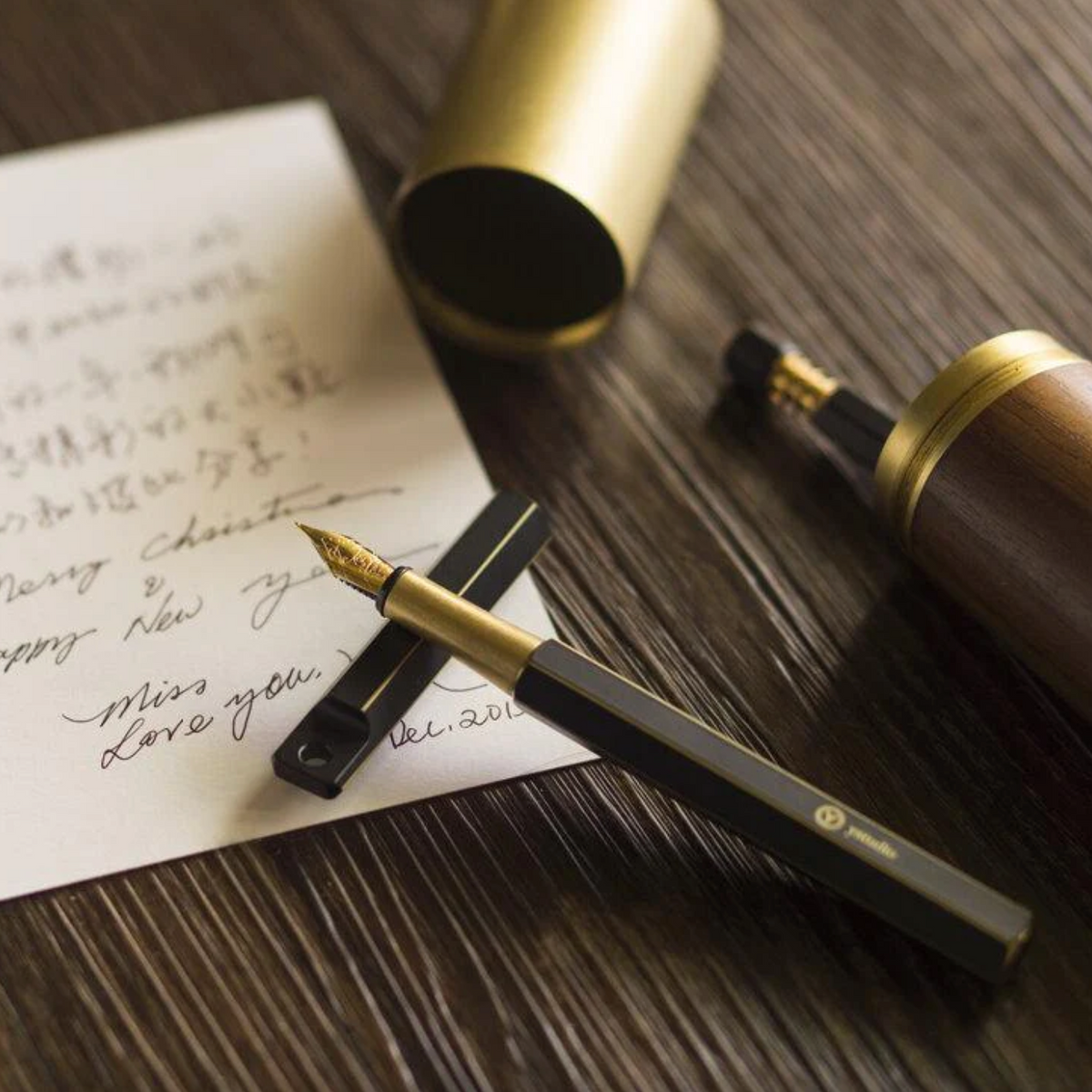 Classic Revolve-Portable Fountain Pen(Black F)
