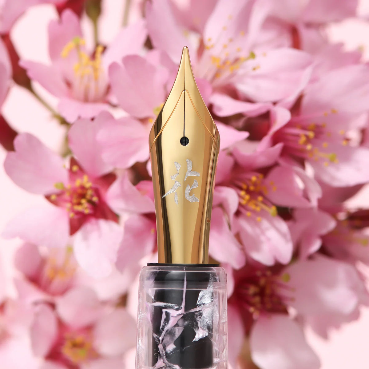 BUNGUBOX x Esterbrook Kachofugetsu Flower Fountain Pen, Broad Nib