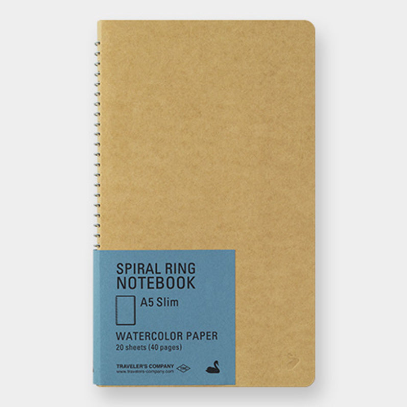 TRC SPIRAL RING NOTEBOOK <A5 Slim> Watercolor Paper