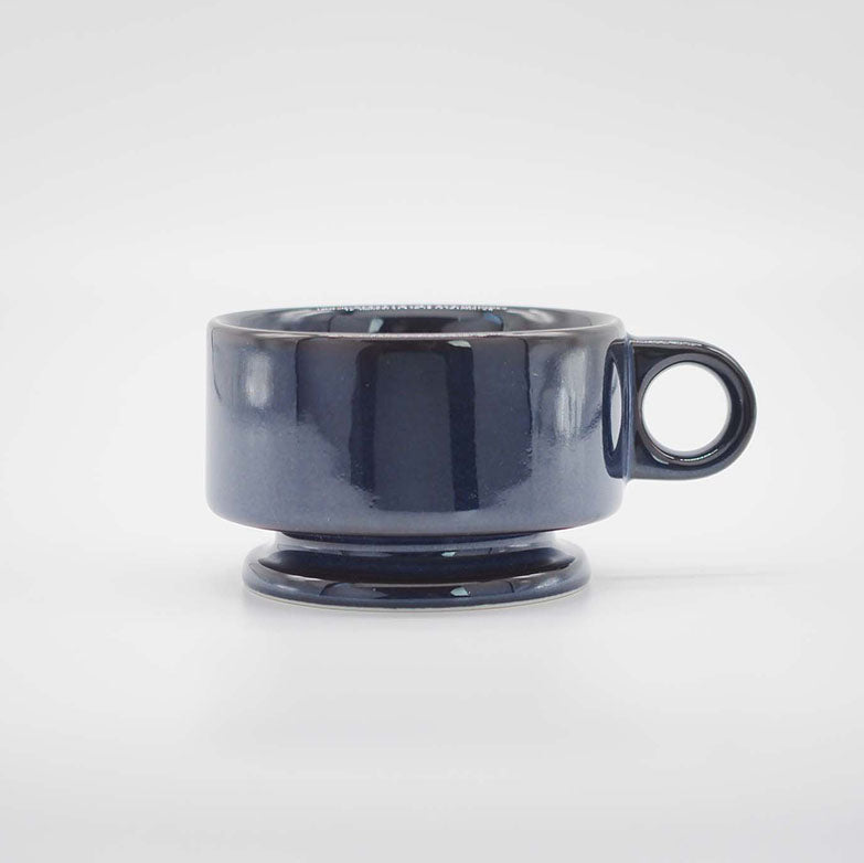 Smith stacking Footed Soup mug - navy