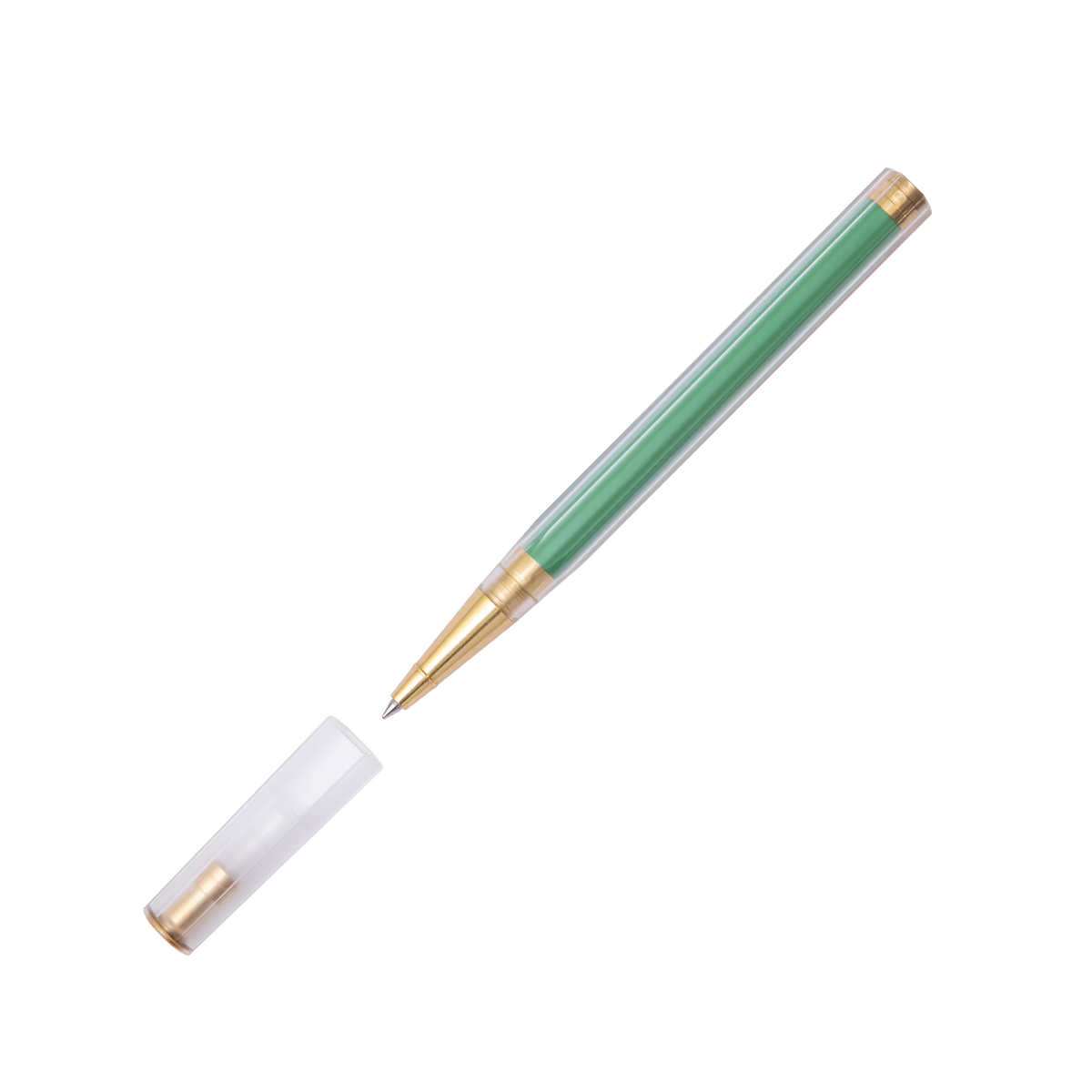 Glamour Evolve - Elemental Rollerball Pen - Clear Green